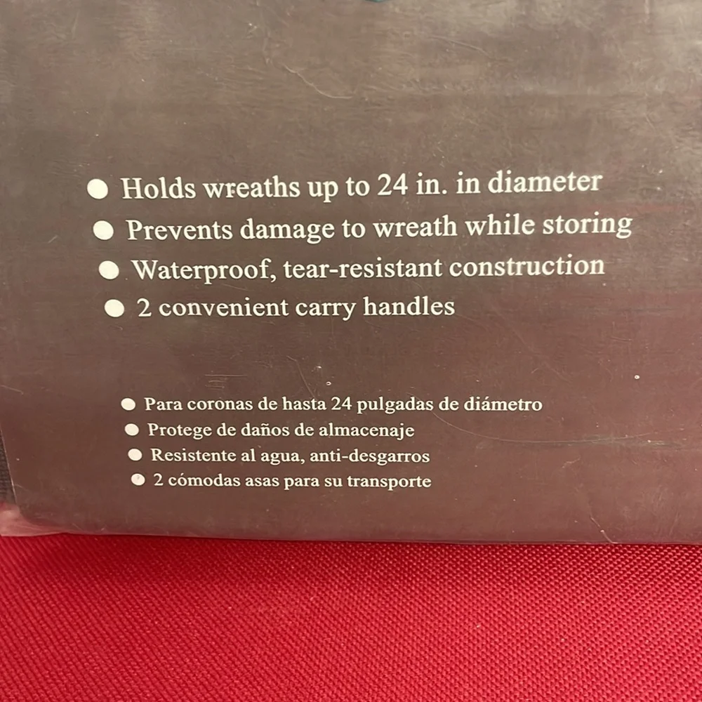 Wreath Storage Bag #163347 Up to 24